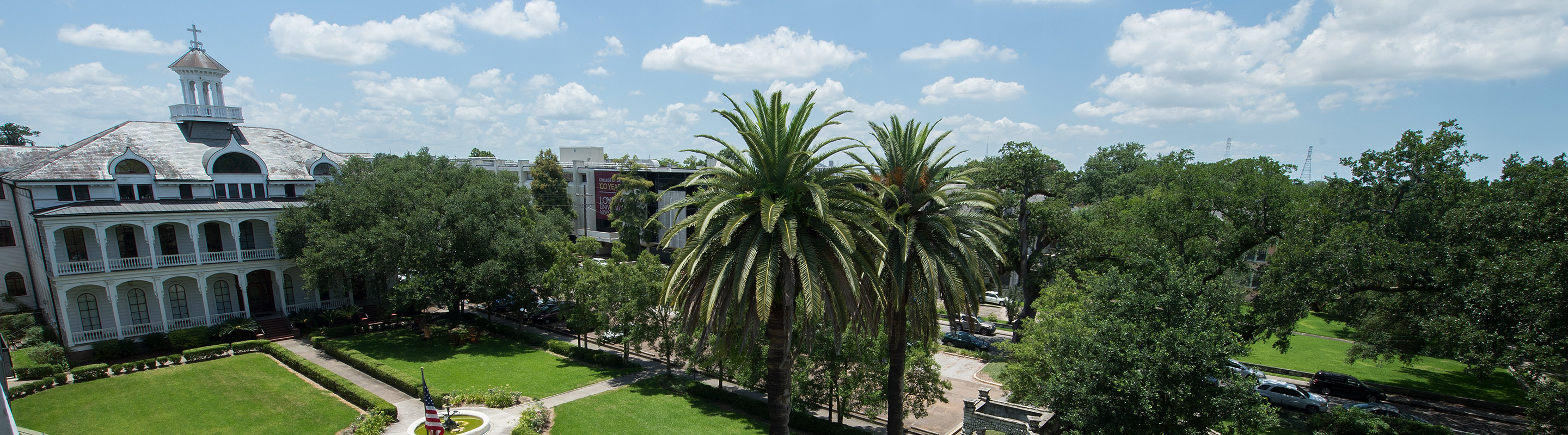 Greenville Hall Aerial shot