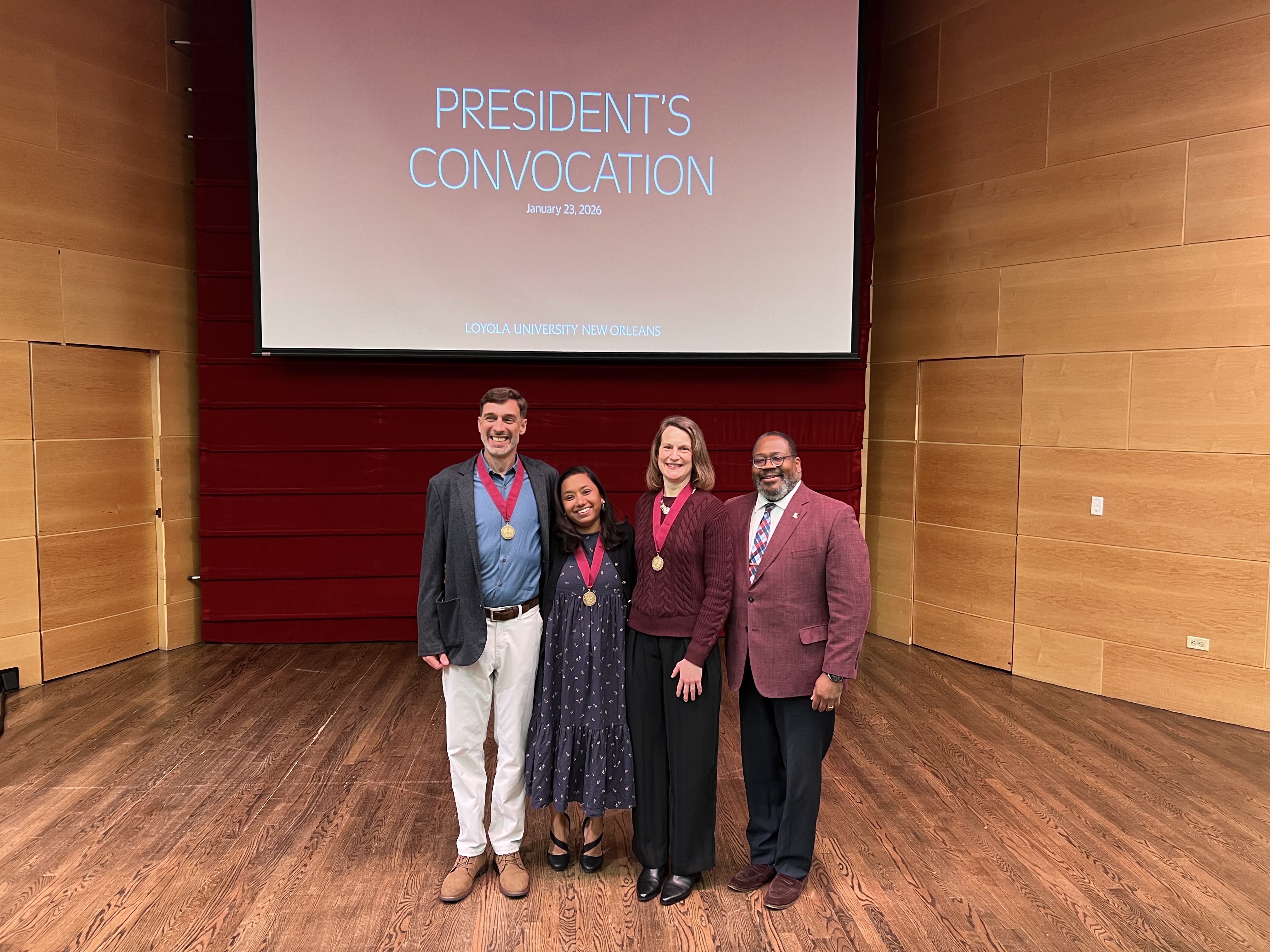Faculty members with awards