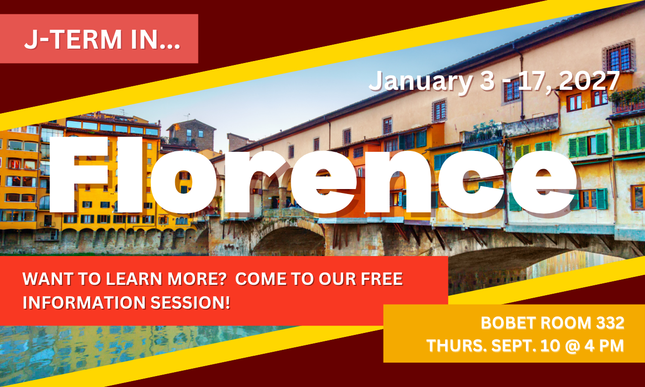 Info Session: Florence J-Term 2027