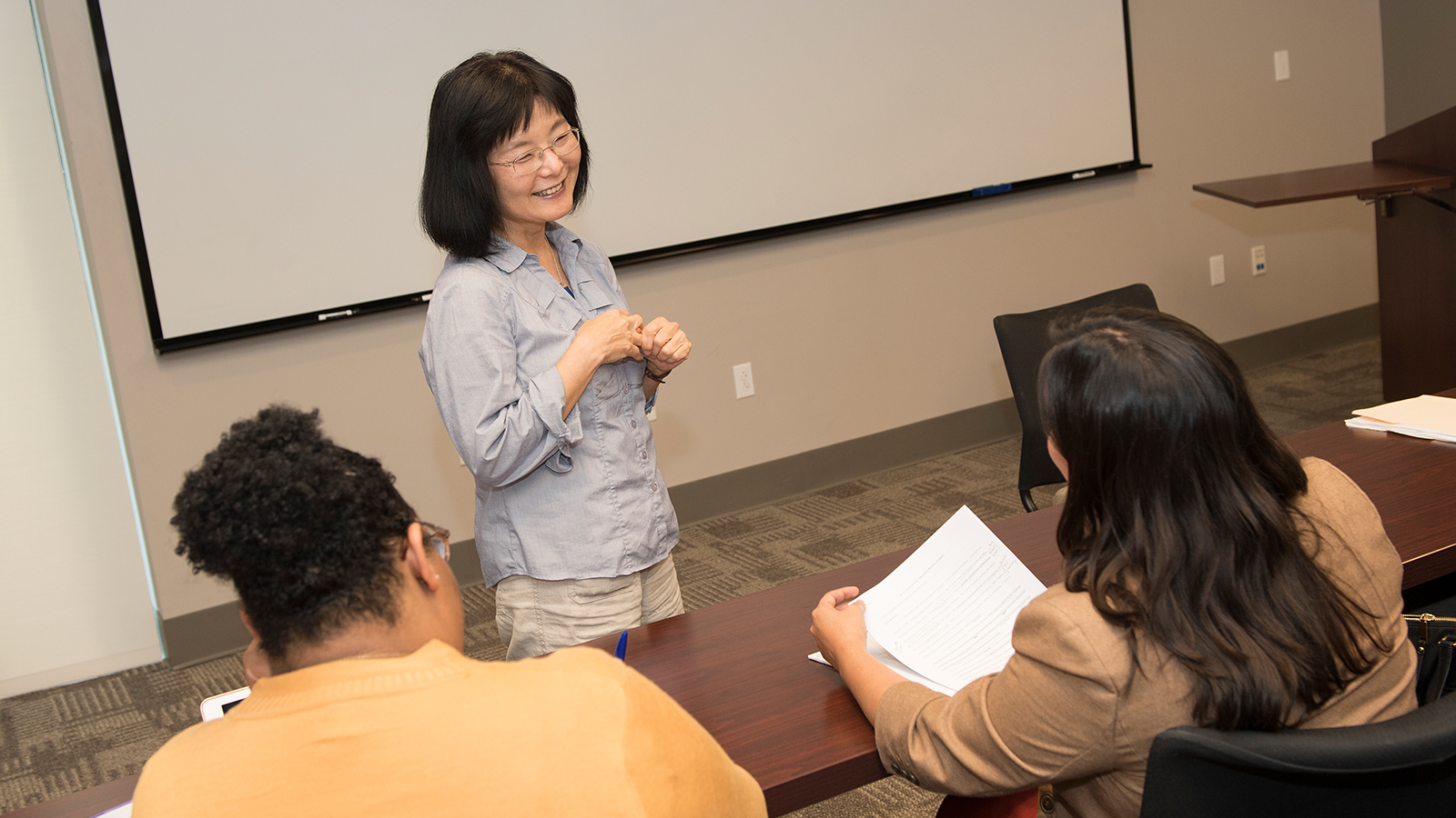 Immigration professor Hiroko Kusuda