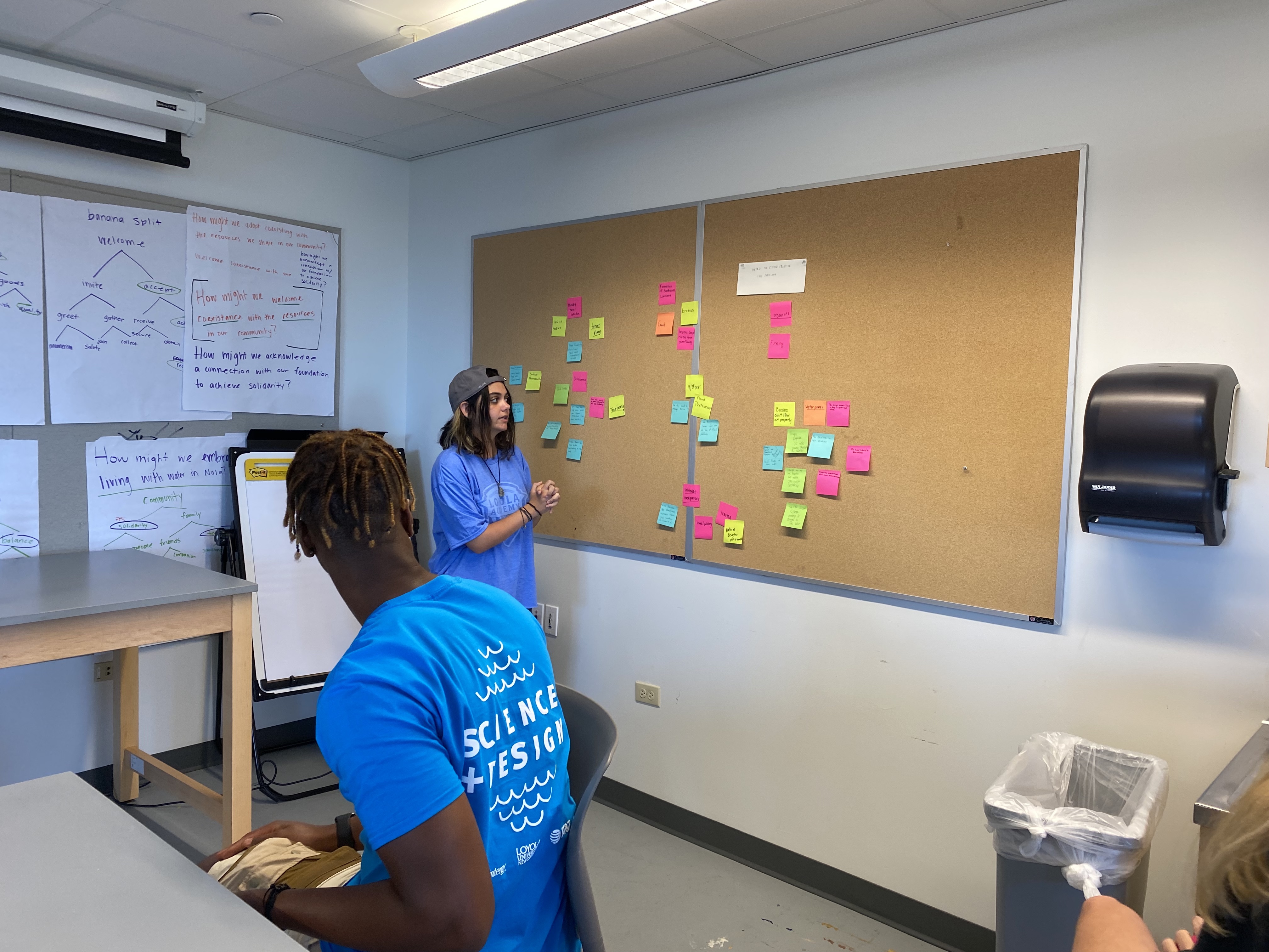 team coming up with ideas