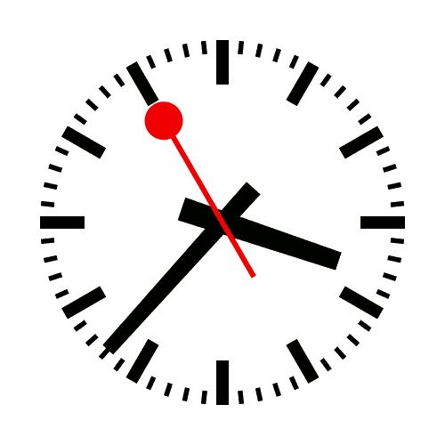 animated clock